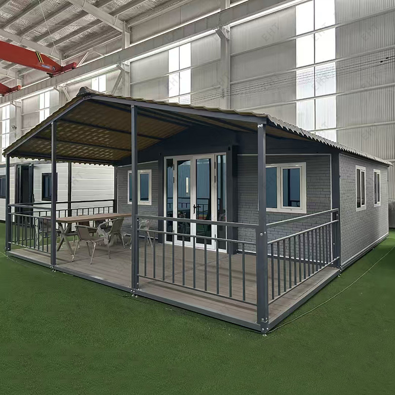 Teach Coimeádán Leathnaithe Sciathán Dúbailte 20ft Aonad Maireachtála Soghluaiste Réamhdhéanta